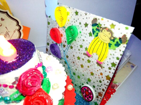 Happy Birthday Explosion Box With Battery Light Cake image Happy Birthday Explosion Box With Battery Light Cake image