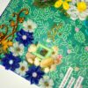 Sparkling Gorgeous Blue Themed Quilled Greeting Card image