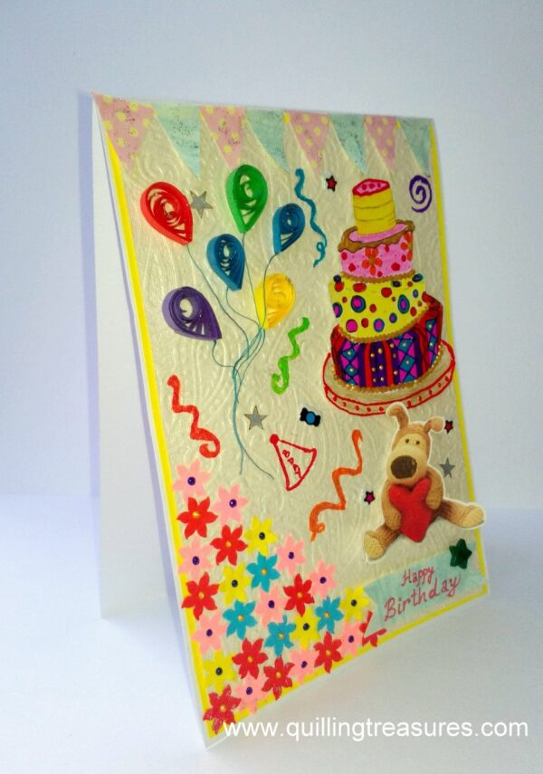 Happy Birthday Fancy Greeting Card image