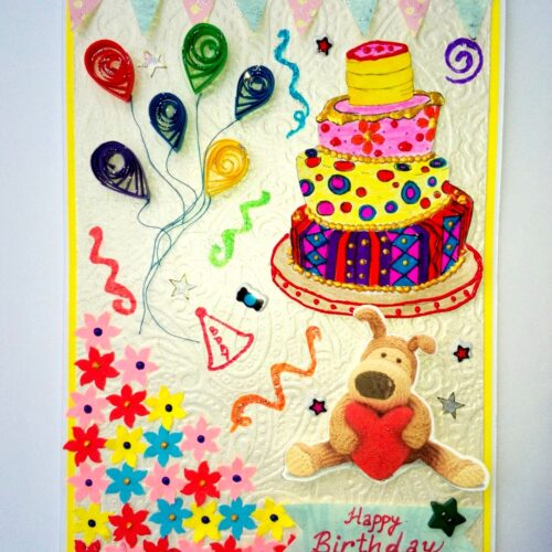 Happy Birthday Fancy Greeting Card image
