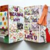 Birthday Zig Zag Handmade Album image Birthday Zig Zag Handmade Album image
