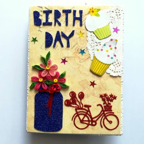 Birthday Zig Zag Handmade Album image