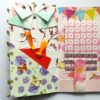 Multicolored Quilled Flowers Mini Scrapbook Greeting Card image