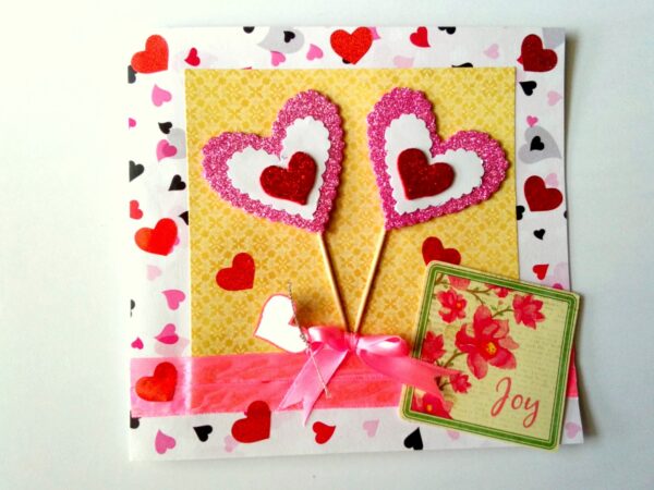 Sparkling Love Candies Greeting Card image