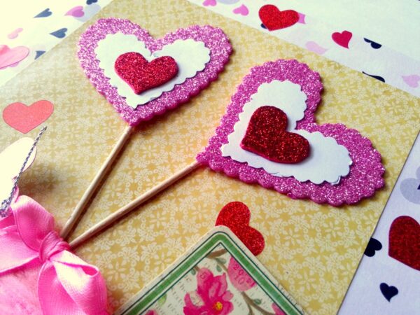 Sparkling Love Candies Greeting Card image