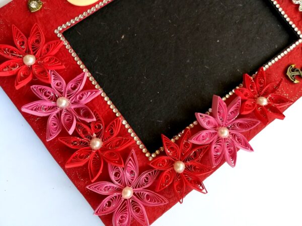 Love theme Quilled Photo Frame image Love theme Quilled Photo Frame image