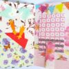Multicolor Flowers Mini Scrapbook Greeting Card image Multicolor Flowers Mini Scrapbook Greeting Card image