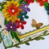 Multicolor Flowers Mini Scrapbook Greeting Card image Multicolor Flowers Mini Scrapbook Greeting Card image