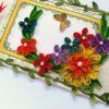 Multicolor Flowers Mini Scrapbook Greeting Card image Multicolor Flowers Mini Scrapbook Greeting Card image