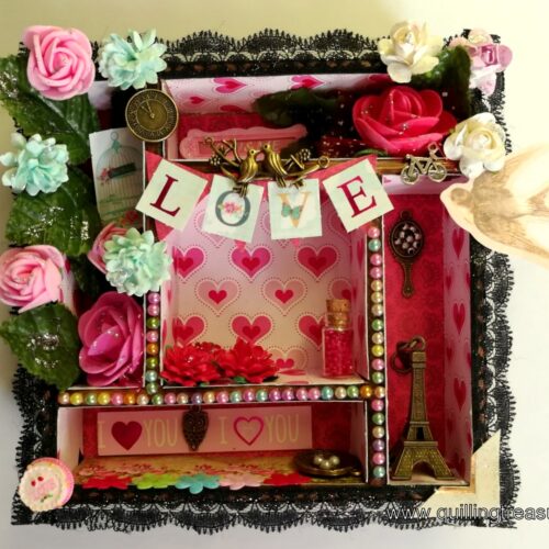 Romantic Handmade Shadow Box image