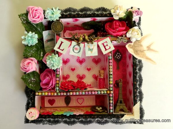Romantic Handmade Shadow Box image Romantic Handmade Shadow Box image