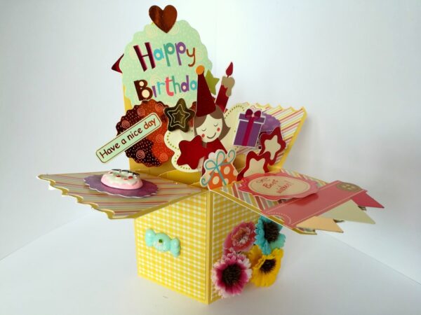 Happy Birthday Greeting Card In Box image