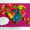 Evergreen Colorful Heart Greeting Card On Sparkling Base image