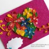 Evergreen Colorful Heart Greeting Card On Sparkling Base image