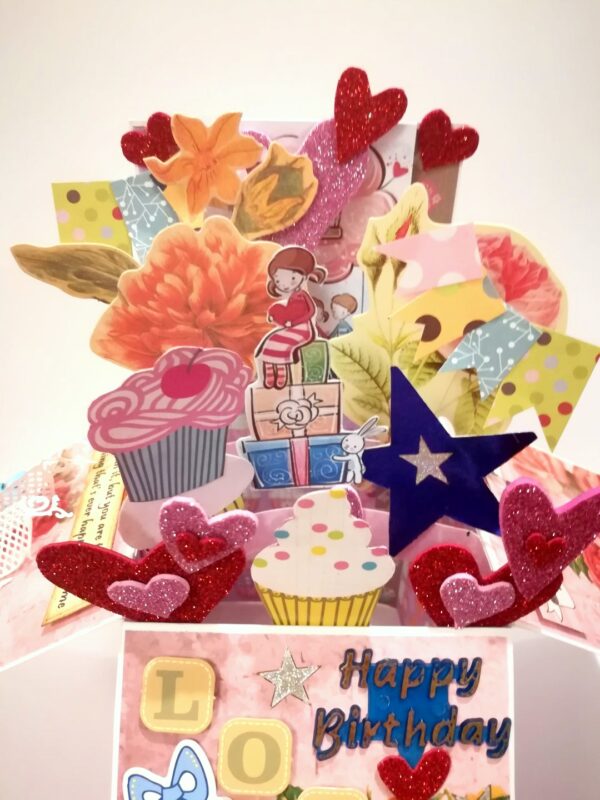 Love Birthday Card in Box Pop up image