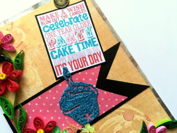 Handmade Bird Nest Birthday Greeting Card image Handmade Bird Nest Birthday Greeting Card image
