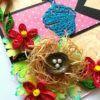 Handmade Bird Nest Birthday Greeting Card image Handmade Bird Nest Birthday Greeting Card image