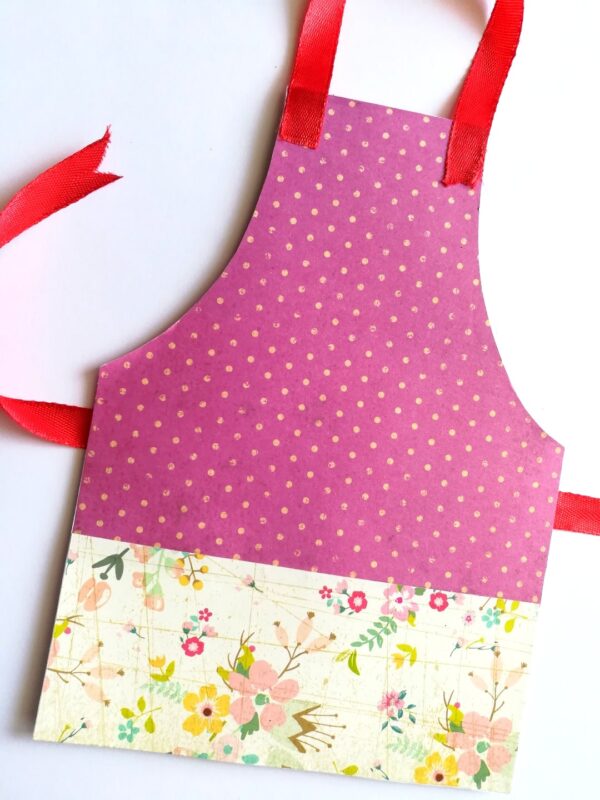 Apron Handmade Card For Mother/Wife image