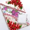 Red Quilled Flowers with Sparkling Stamped Base Greeting Card image