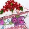 Red Quilled Flowers with Sparkling Stamped Base Greeting Card image