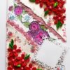 Red Quilled Flowers with Sparkling Stamped Base Greeting Card image