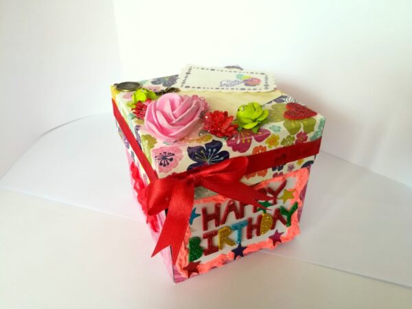 Sparkling Happy Birthday Explosion Box image