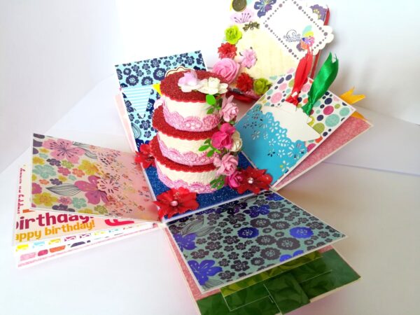 Sparkling Happy Birthday Explosion Box image