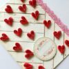 Raining Quilled Hearts Greeting Card image