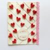 Raining Quilled Hearts Greeting Card image