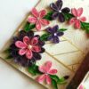 Pink and Purple Themed Mini Scrapbook Greeting Card image