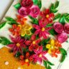 Sparkling Basket Full Quilled Flowers Greeting Card image