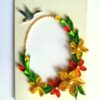 Yellow Themed Photo Frame Greeting Card image