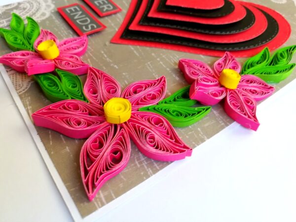 Too Much Heartbeat Handmade Greeting Card image Too Much Heartbeat Handmade Greeting Card image