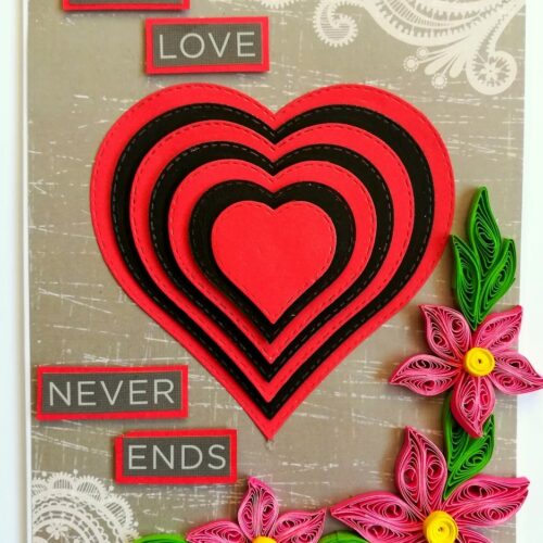Too Much Heartbeat Handmade Greeting Card image