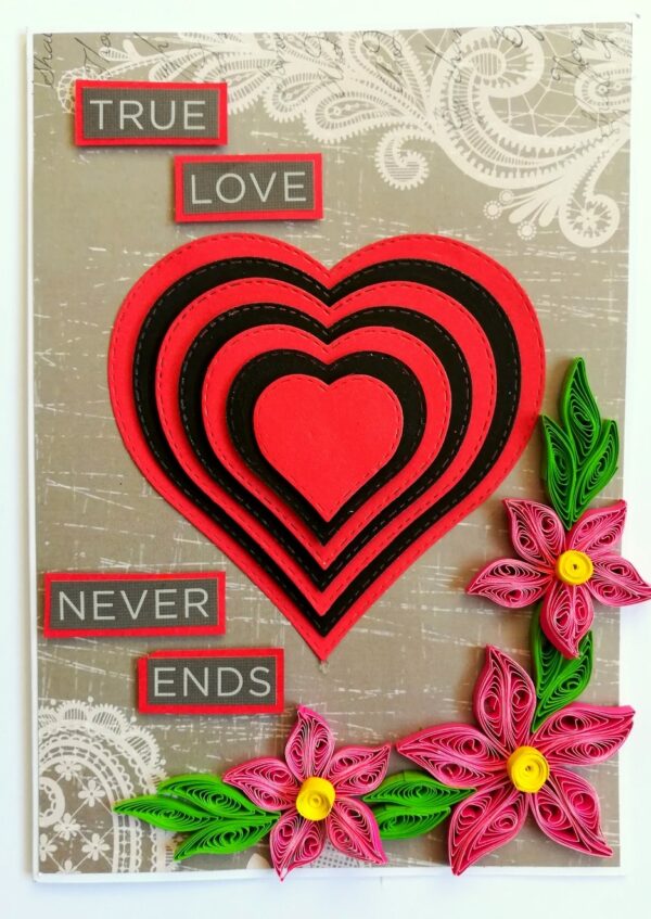 Too Much Heartbeat Handmade Greeting Card image Too Much Heartbeat Handmade Greeting Card image