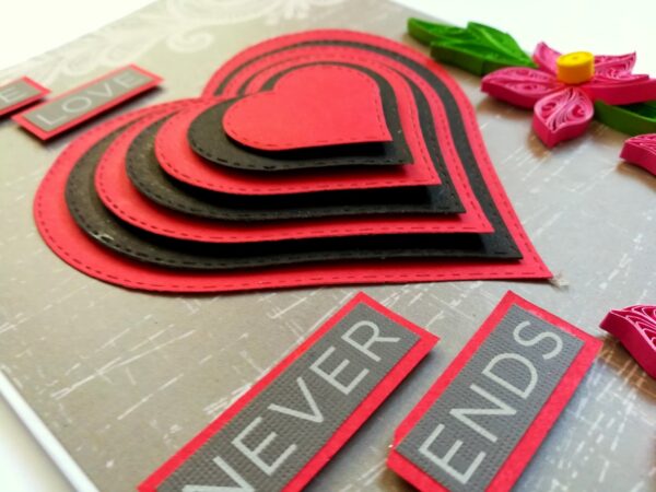 Too Much Heartbeat Handmade Greeting Card image Too Much Heartbeat Handmade Greeting Card image