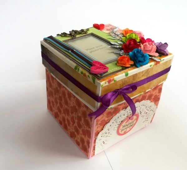 4 layer Happy Birthday Explosion Box image 4 layer Happy Birthday Explosion Box image