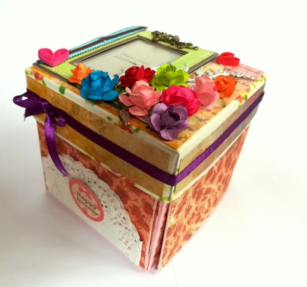 4 layer Happy Birthday Explosion Box image 4 layer Happy Birthday Explosion Box image
