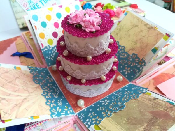 4 layer Happy Birthday Explosion Box image 4 layer Happy Birthday Explosion Box image