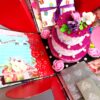 Floral Handmade Happy Birthday Explosion Box image Floral Handmade Happy Birthday Explosion Box image