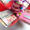 Floral Handmade Happy Birthday Explosion Box image Floral Handmade Happy Birthday Explosion Box image
