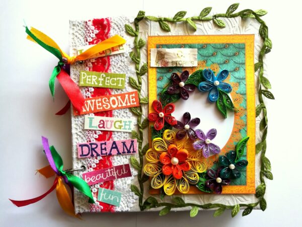 Beautiful Moments Handmade Scrapbook Album image