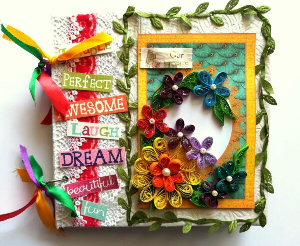 Beautiful Moments Handmade Scrapbook Album image