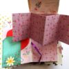 Zig Zag Fold Mini scrapbook Greeting Card image Zig Zag Fold Mini scrapbook Greeting Card image