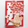 Flowery Heart Balloon Greeting Card image