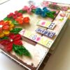 Multicolor Quilled flowers Mini Scrapbook Greeting Card image