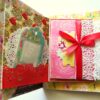 Multicolor Quilled flowers Mini Scrapbook Greeting Card image