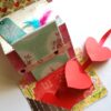 Multicolor Quilled flowers Mini Scrapbook Greeting Card image