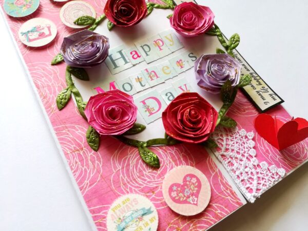 My Beautiful Mother Handmade Greeting Card image