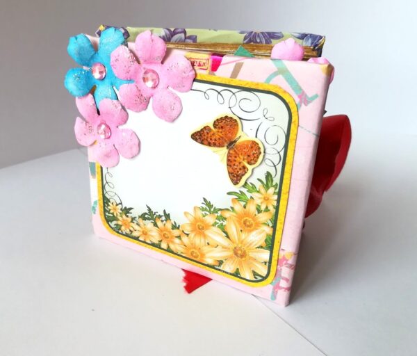Pocket Mini Handmade Paper Book image Pocket Mini Handmade Paper Book image